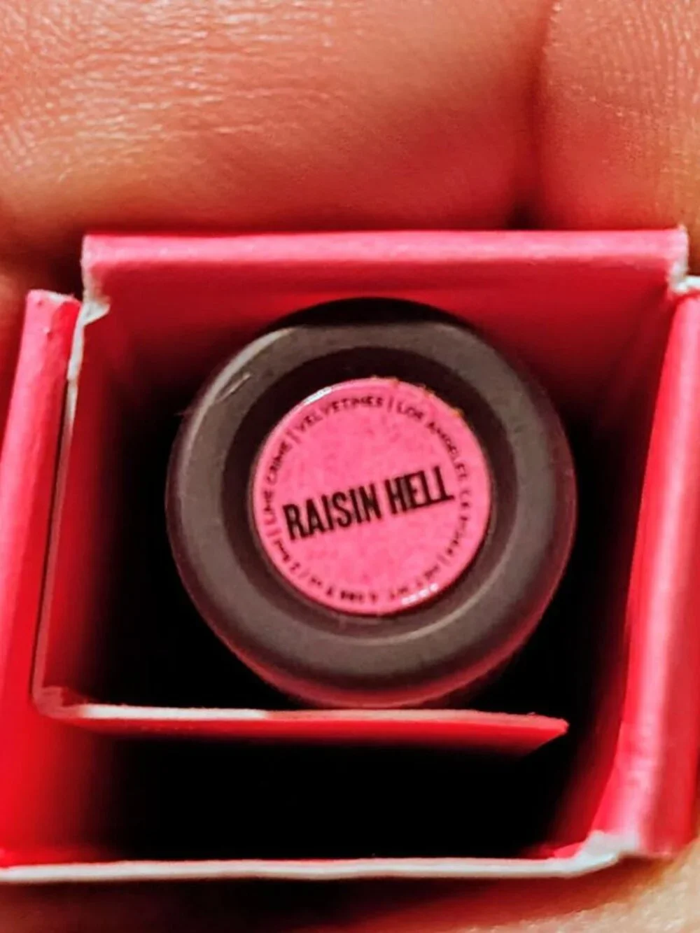 Lime Crime raisin hell